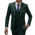 Golden Heir men's three-piece wedding best man suit blazer with matching vest and trousers, formal men's suit for weddings