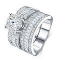 Elegant silver ring with a 0.5 carat Morganite gemstone, minimalist fashion jewelry in S925 silver with platinum electroplating.