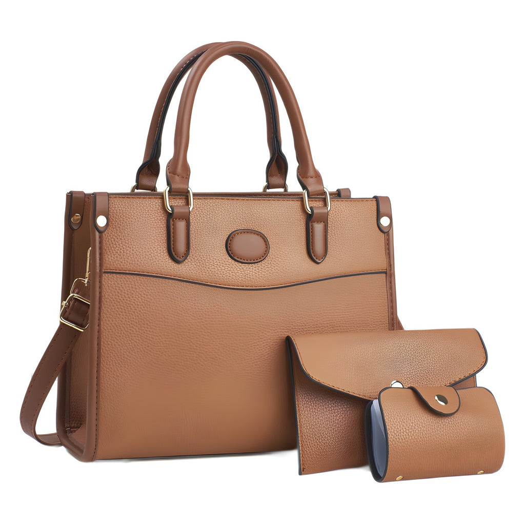 Golden Heir three-piece shoulder bag set for women, including stylish mother-and-child bags with coordinated designs.