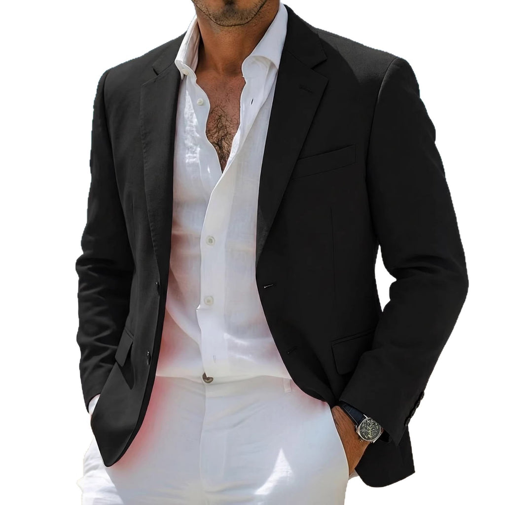 Men's Golden Heir Bad-Boy Style casual blazer, slim-fit design with stylish lapels, perfect for modern men's fashion.