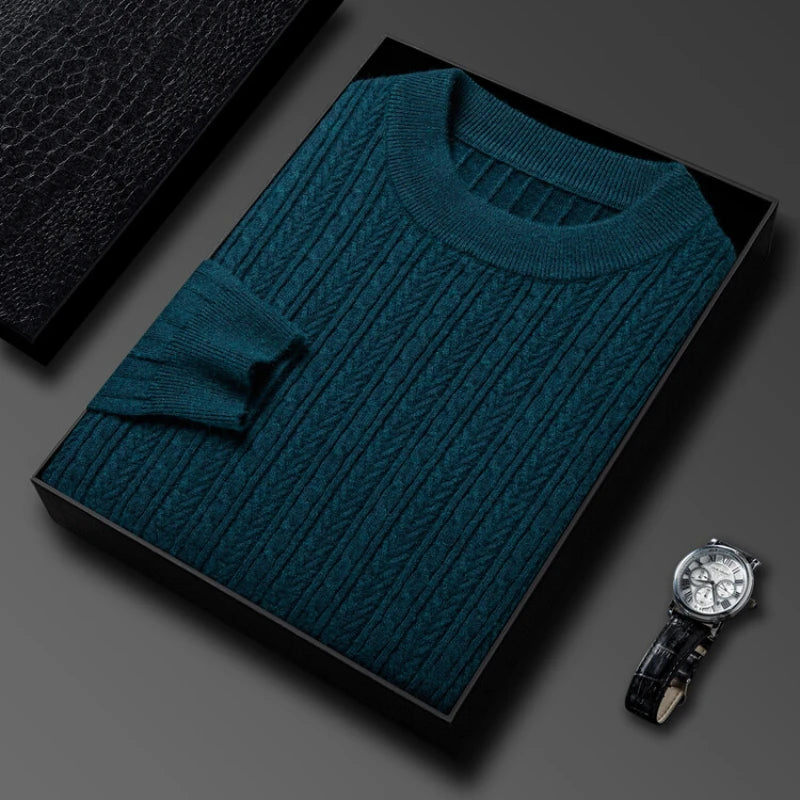 Golden Heir men's warm long sleeve turtleneck top in a rich golden color, designed for comfort and style.