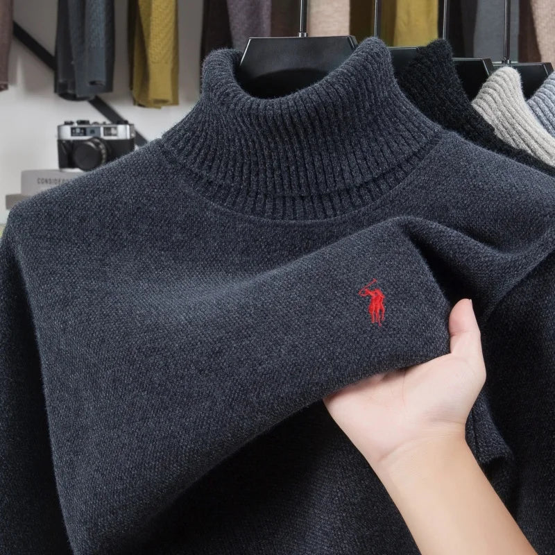 Golden Heir men's long sleeve top in a stylish elevated design, shown in a close-up view highlighting the fabric and fit.