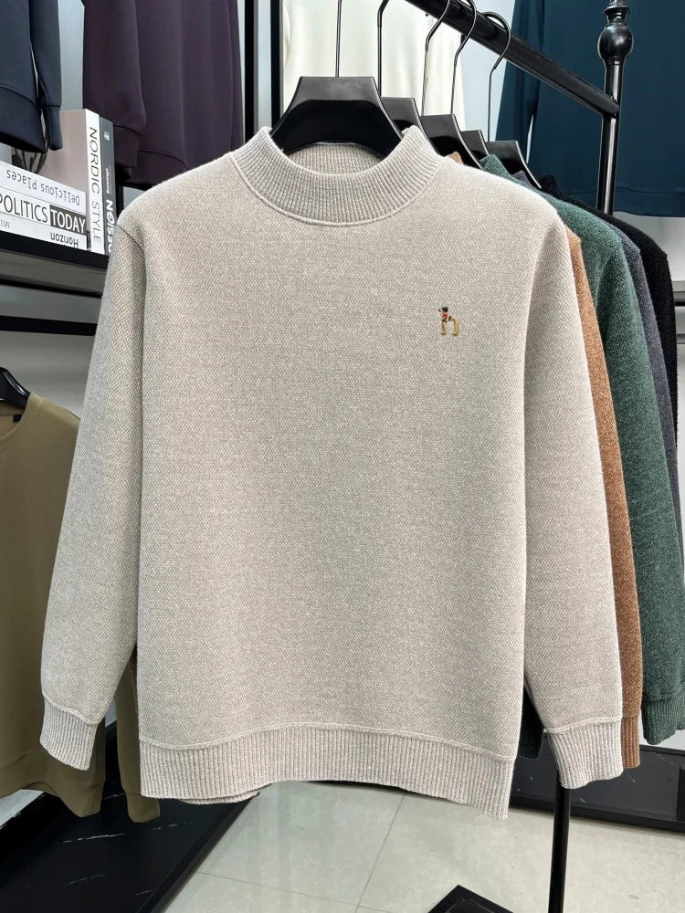 Golden Heir men's long sleeve crewneck top in a classic design, shown in a neutral color with a comfortable fit.