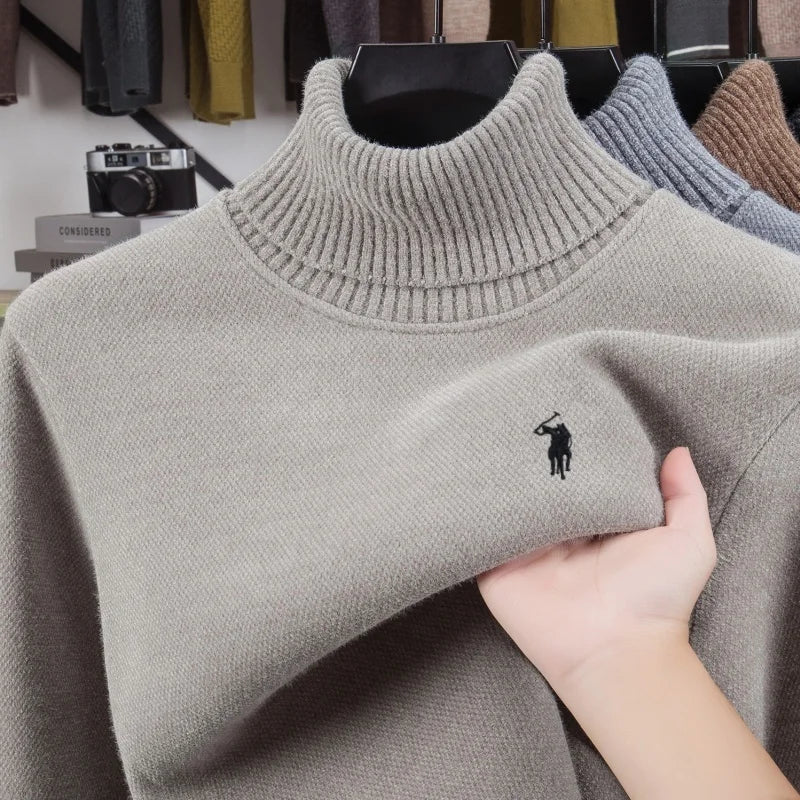 Golden Heir men's long sleeve top featuring a stylish elevated design, shown in a close-up of the fabric and fit.
