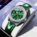 Golden Heir women's stylish business quartz watch with a sleek metal band and elegant dial.