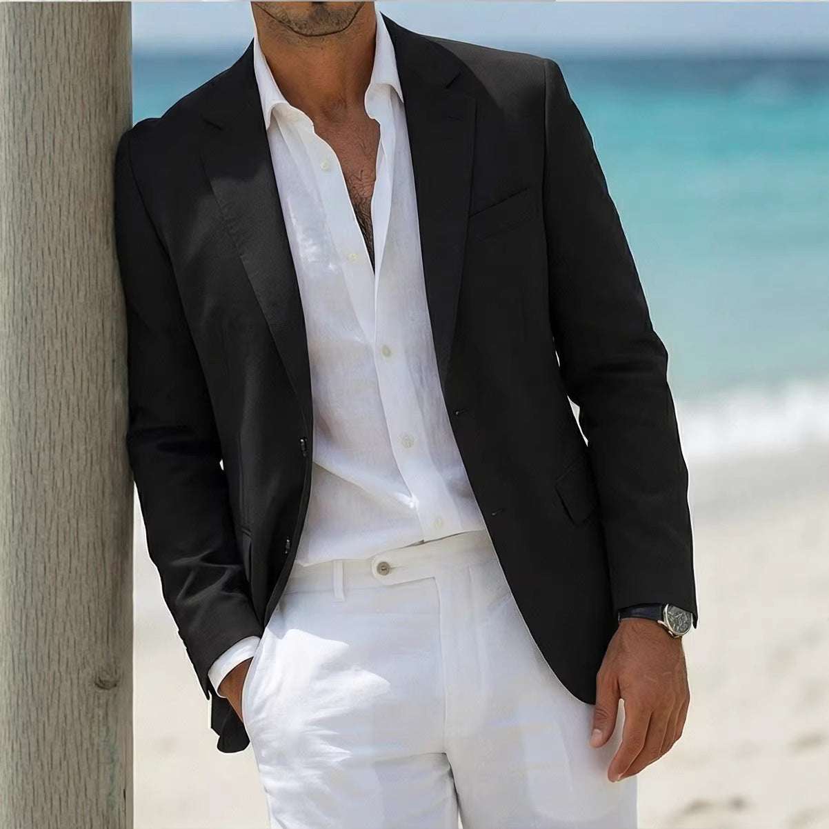Men's Golden Heir casual blazer with a bad-boy style, featuring a modern fit and stylish lapels, perfect for trendy fashion.